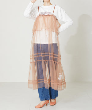 スクエアトゥラインヒールパンプス/42109