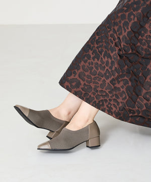 甲深ニットドッキングパンプス/42309