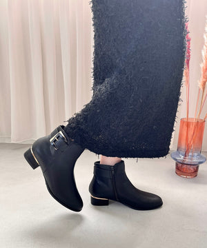 バックルベルトショートブーツ/42402