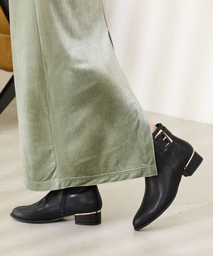 バックルベルトショートブーツ/42402