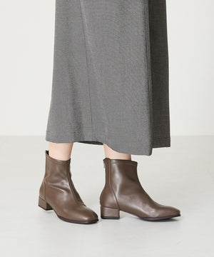 バックジップスクエアトゥストレッチブーツ/42403