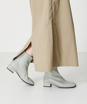 バックジップスクエアトゥストレッチブーツ/42403