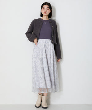 バックルデザインタンクソールヒールブーツ/42408