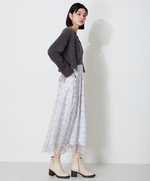 バックルデザインタンクソールヒールブーツ/42408