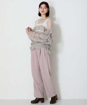 バックルデザインタンクソールヒールブーツ/42408