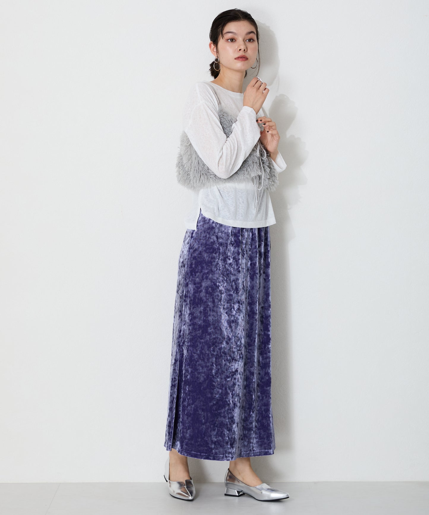 【WEB限定/新色追加】フレアヒールポインテッドトゥパンプス/45301