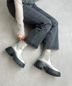 カラーソールショートブーツ/45401