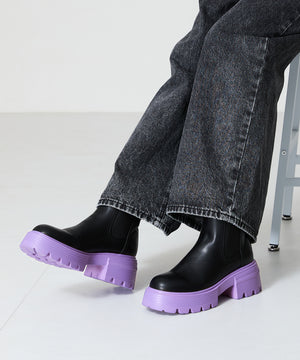 カラーソールショートブーツ/45401