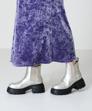 カラーソールショートブーツ/45401