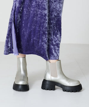 カラーソールショートブーツ/45401