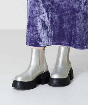 カラーソールショートブーツ/45401