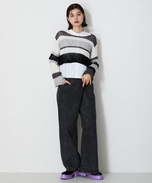 カラーソールショートブーツ/45401