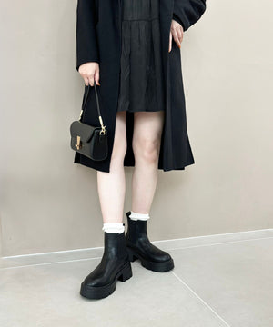 厚底ヒールサイドゴアブーツ/41410