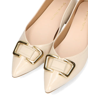 ポインテッドトゥモチーフパンプス/51104