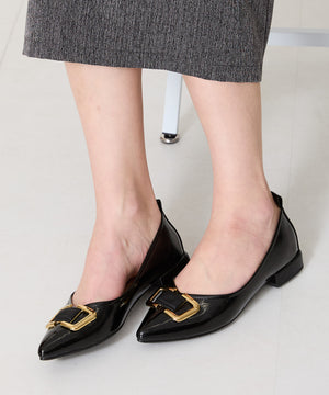 ポインテッドトゥモチーフパンプス/51104