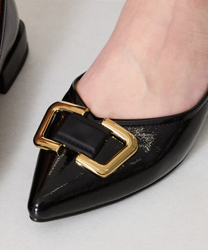 ポインテッドトゥモチーフパンプス/51104