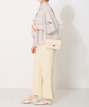 ポインテッドトゥモチーフパンプス/51104