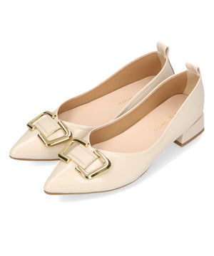 ポインテッドトゥモチーフパンプス/51104