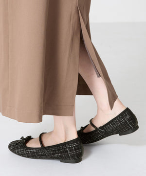 【WEB限定】ツイードバレエストラップパンプス/51106