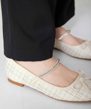 【WEB限定】ツイードバレエストラップパンプス/51106