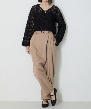 【WEB限定】ツイードバレエストラップパンプス/51106