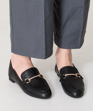 ラウンドトゥビットバブーシュローファー/51108