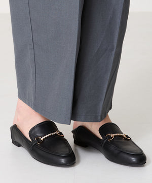 ラウンドトゥビットバブーシュローファー/51108