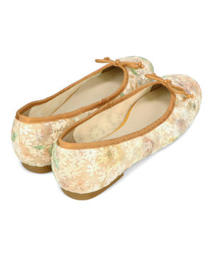 花柄チュールバレエパンプス/51122