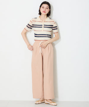 花柄チュールバレエパンプス/51122