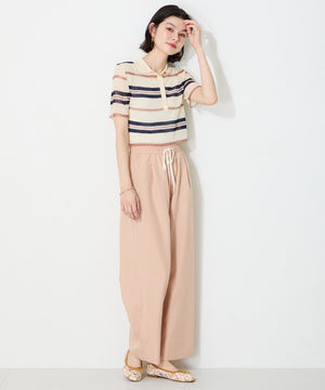 花柄チュールバレエパンプス/51122