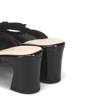 リボンベルトラインストーンシアーミュール/51124