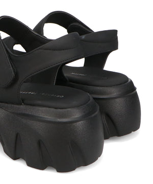 【新色追加】カットデザインパデット厚底サンダル/51206