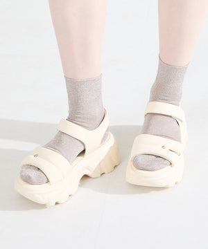 【新色追加】カットデザインパデット厚底サンダル/51206