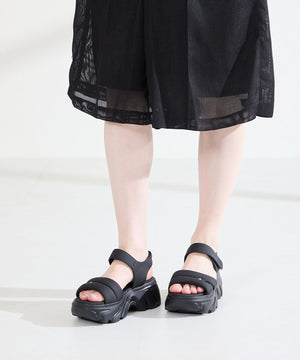 【新色追加】カットデザインパデット厚底サンダル/51206