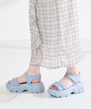 【新色追加】カットデザインパデット厚底サンダル/51206