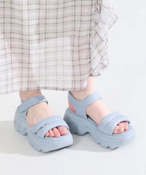 【新色追加】カットデザインパデット厚底サンダル/51206