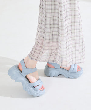 【新色追加】カットデザインパデット厚底サンダル/51206