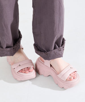 【新色追加】カットデザインパデット厚底サンダル/51206