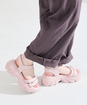 【新色追加】カットデザインパデット厚底サンダル/51206