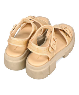 ベルトデザイン厚底サンダル/51214