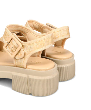 ベルトデザイン厚底サンダル/51214