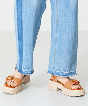 ベルトデザイン厚底サンダル/51214