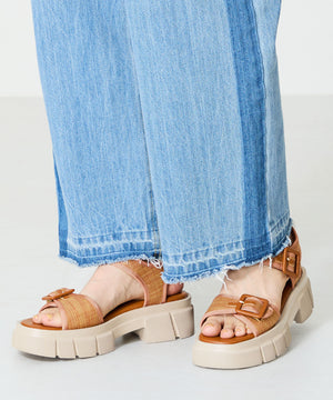 ベルトデザイン厚底サンダル/51214