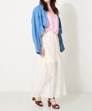 リボンベルトウッドヒールサンダル/51225