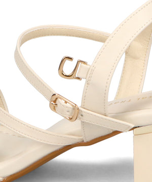 【新色追加】アシンメトリーストラップヒールサンダル/51230