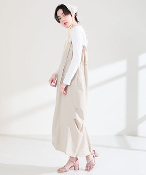 【新色追加】アシンメトリーストラップヒールサンダル/51230