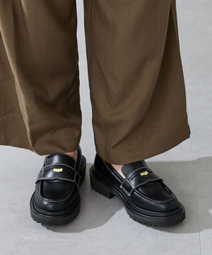 【カタログ掲載アイテム】厚底コインローファー/51304