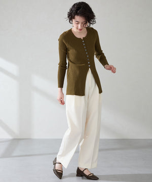 ポインテッドトゥダブルストラップパンプス/51306