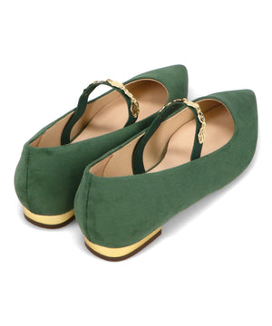 【カタログ掲載アイテム】コインモチーフストラップパンプス/51308