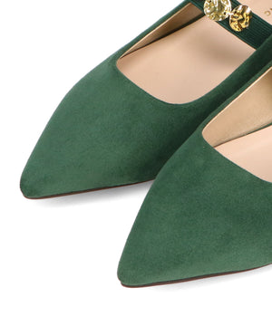 【カタログ掲載アイテム】コインモチーフストラップパンプス/51308